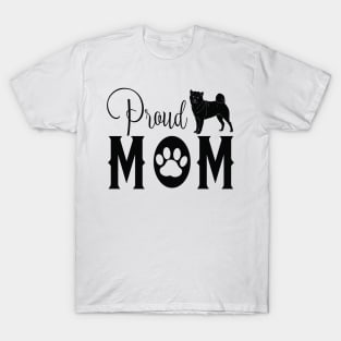 Proud Dog Mom - Shiba T-Shirt